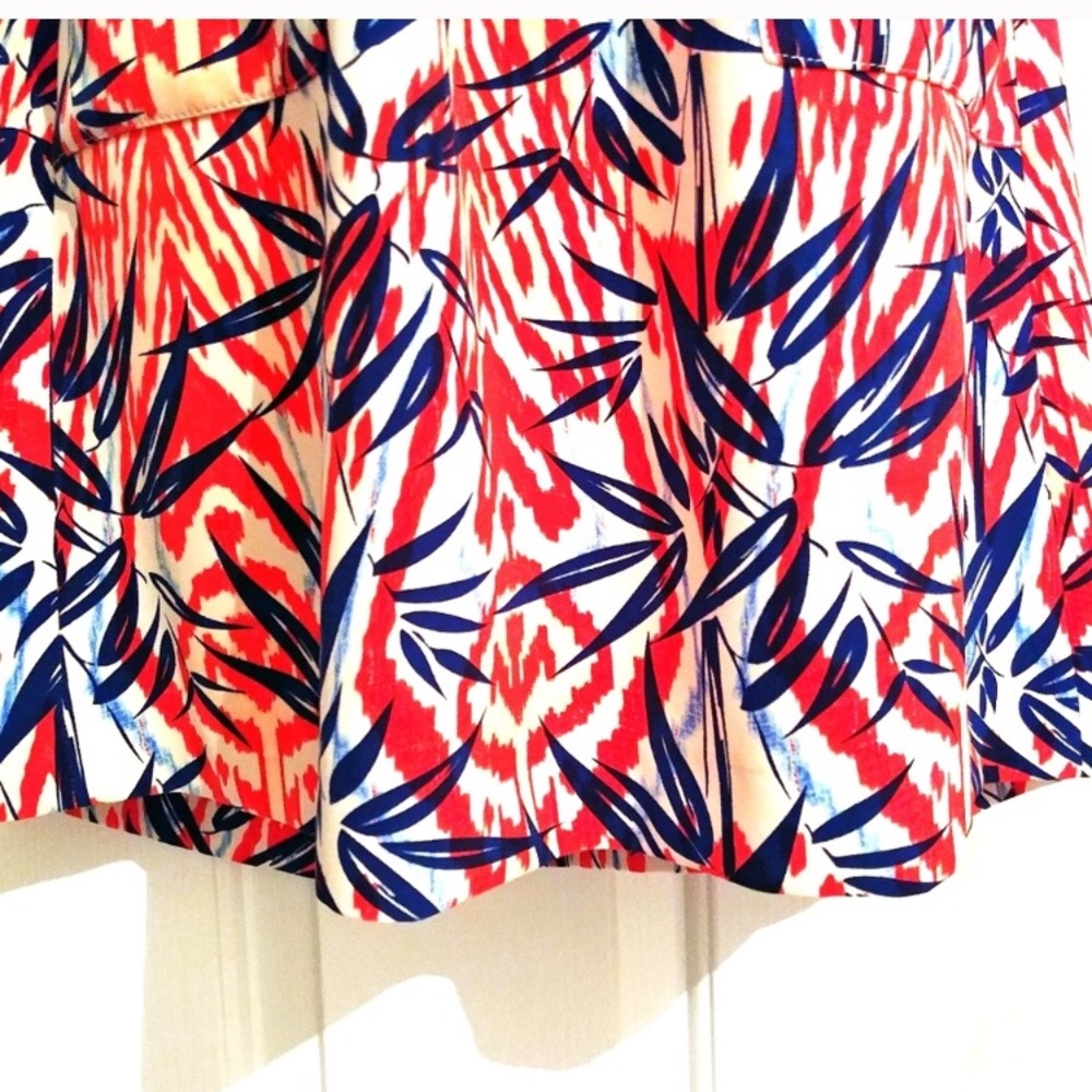 Zara Leaf Print Skirt - Picture 3 of 5